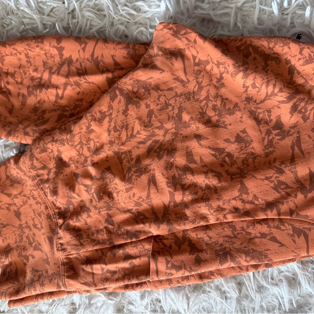 REI Cooperative Orange Patterned Pants